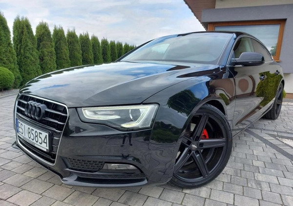 Audi A5 cena 49909 przebieg: 197000, rok produkcji 2011 z Sieradz małe 596